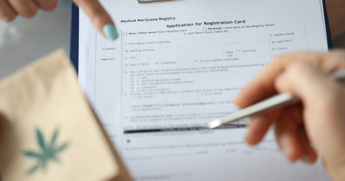 Marijuana Registration Card Application