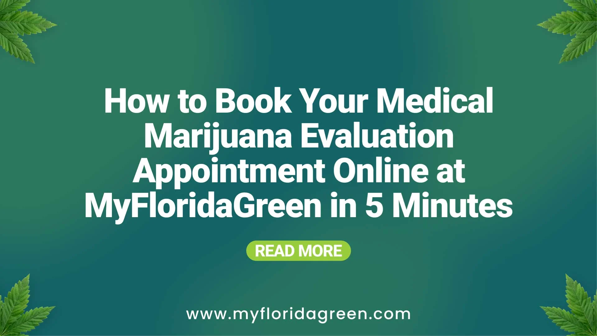 Book Medical Marijuana Evaluation Online in 5 Minutes